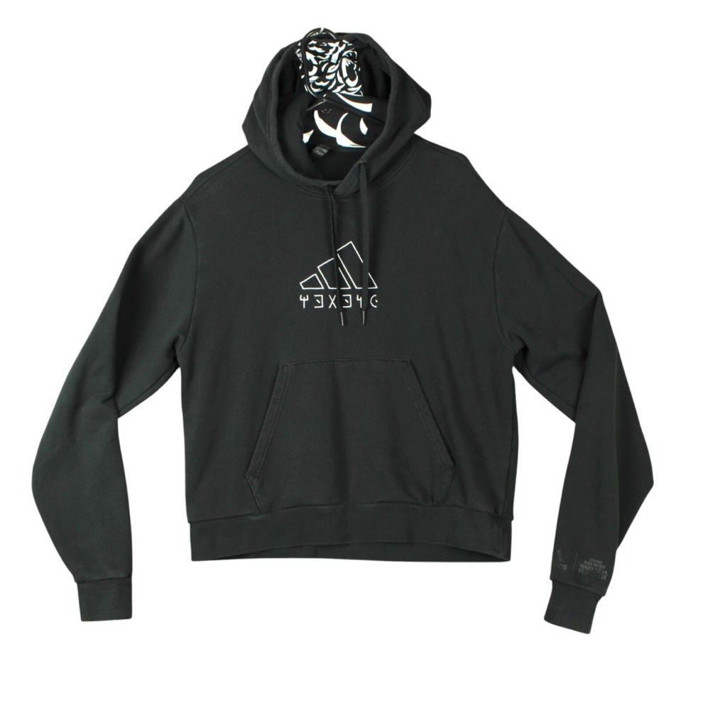 Marvel adidas Black Panther Unisex Hoodie Long Sleeves Size S Wakanda Forever